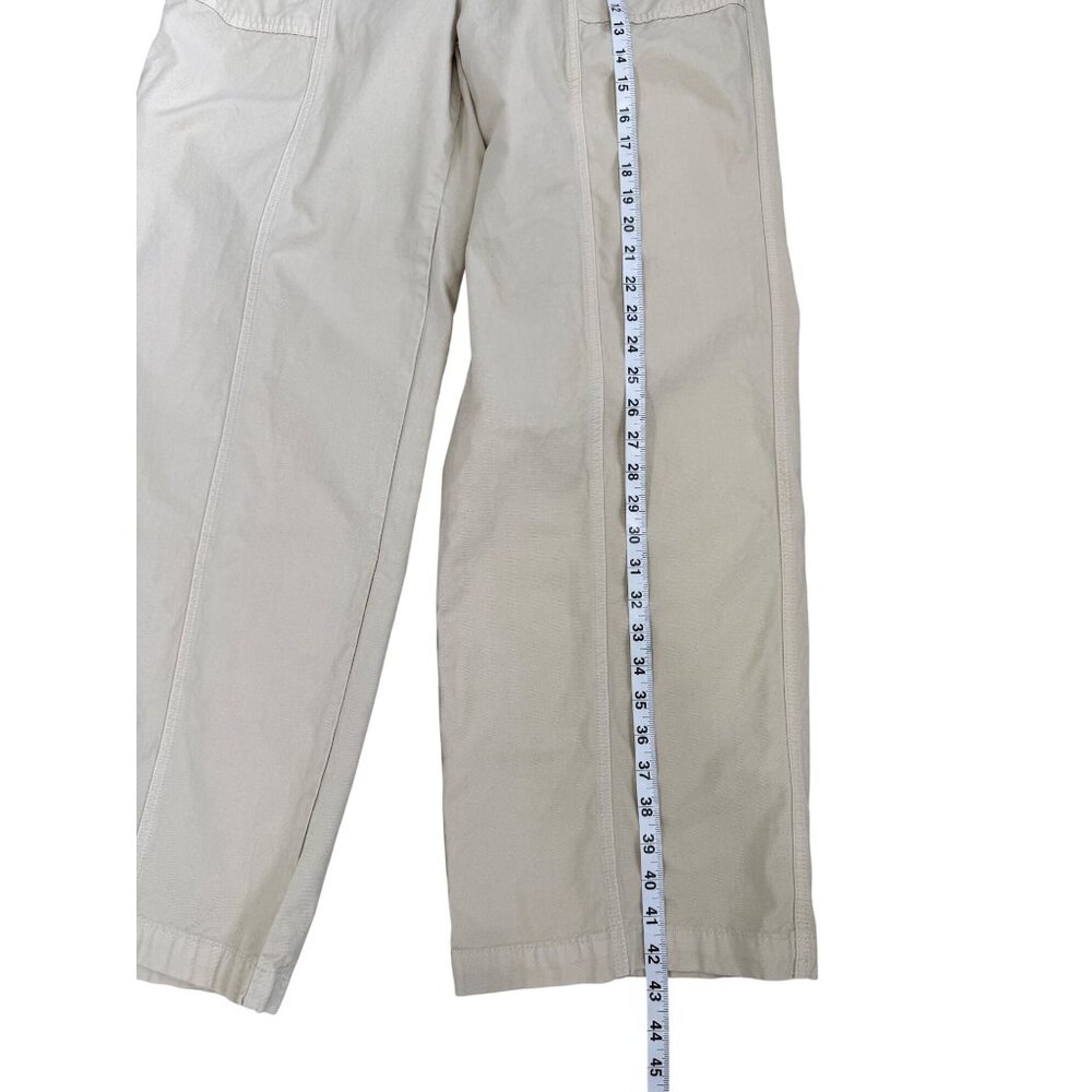 Talentless Womens Size XL Paneled Pant Relaxed Pull-On Drawstring Waist Beige - Picture 6 of 6